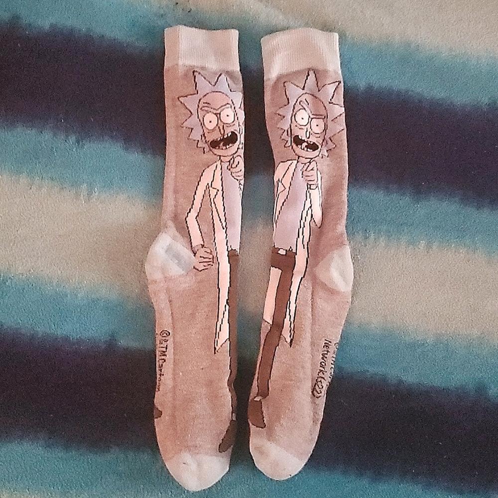 Rick socks Rick and morty